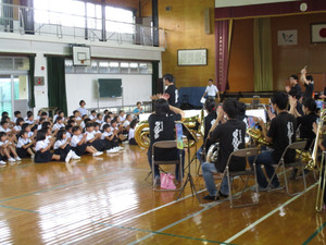 波野っ子ブログ 鹿児島高専吹奏楽部の皆さんありがとう